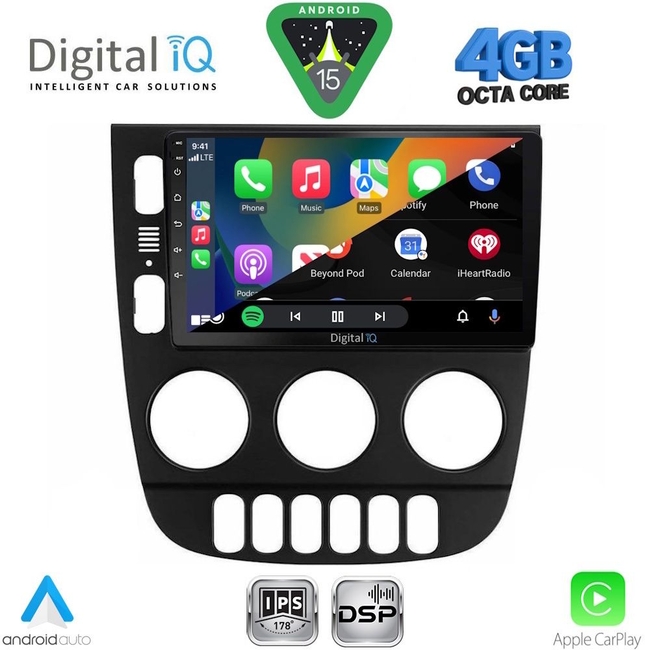 DIGITAL IQ RSG 6413_CPA (9inc) MULTIMEDIA TABLET for MERCEDES ML (W163) mod. 2002-2005