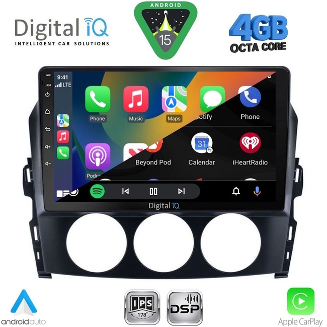 DIGITAL IQ RSG 6392_CPA (9inc) MULTIMEDIA TABLET for MAZDA MX5 mod. 2005-2015