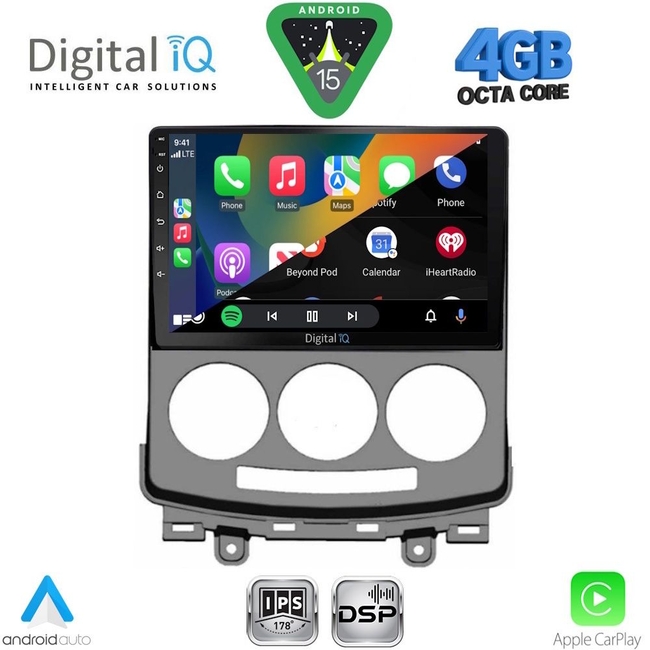 DIGITAL IQ RSG 6370_CPA (9inc) MULTIMEDIA TABLET for MAZDA 5 mod. 2004-2010