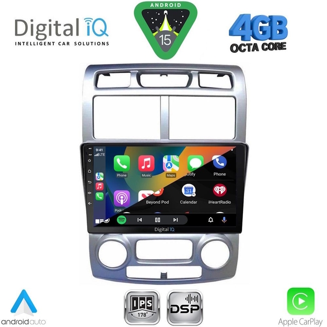 DIGITAL IQ RSG 6324SL_CPA (CLIMA) (9inc) MULTIMEDIA TABLET for KIA SPORTAGE mod. 2004-2010