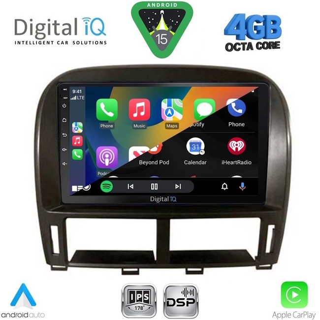DIGITAL IQ RSG 6343_CPA (9inc) MULTIMEDIA TABLET for LEXUS LS 430 – XF 430 mod. 2000-2006