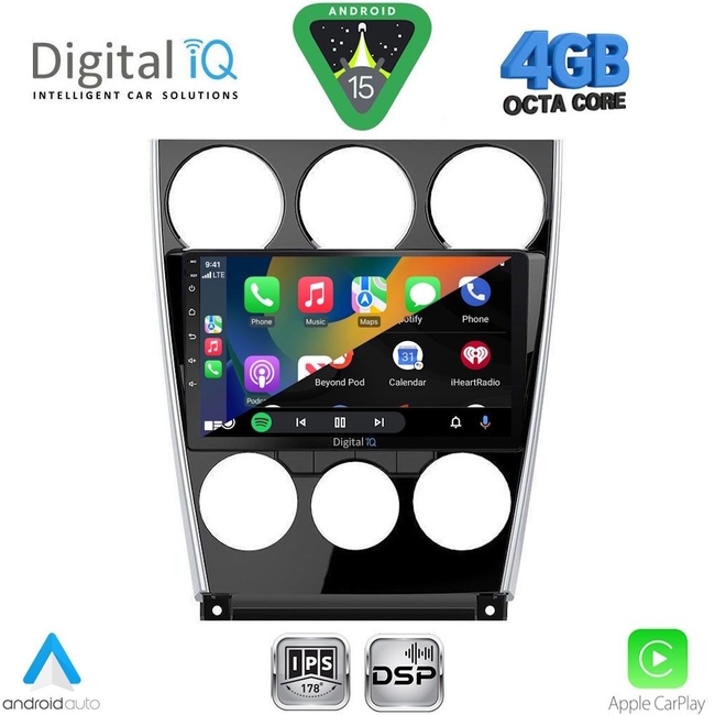 DIGITAL IQ RSG 6375_CPA (9inc) MULTIMEDIA TABLET for MAZDA 6 (FACELIFT) mod. 2005-2008