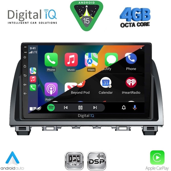 DIGITAL IQ RSG 6378_CPA (9inc) MULTIMEDIA TABLET for MAZDA 6 mod. 2012-2017