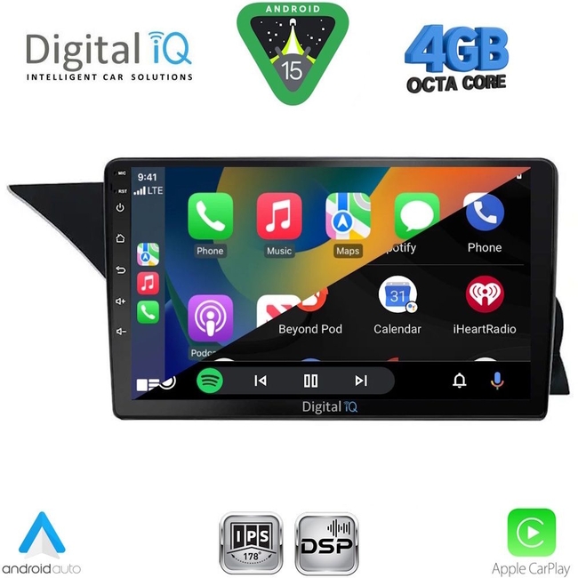 DIGITAL IQ RSG 6412_CPA (NTG 4.5) (9inc) MULTIMEDIA TABLET for MERCEDES GLK (X204) mod. 2013-2017