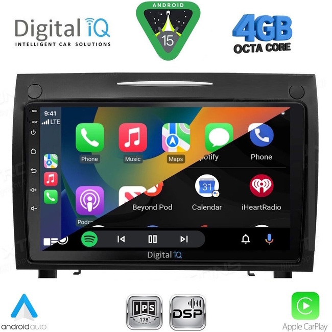 DIGITAL IQ RSG 6419_CPA (9inc) MULTIMEDIA TABLET for MERCEDES SLK R171 mod. 2004-2010