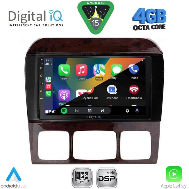 DIGITAL IQ RSG 6426_CPA (9inc) MULTIMEDIA TABLET for MERCEDES  S  W220  mod. 1998-2005