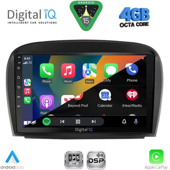 DIGITAL IQ RSG 6427_CPA (9inc) MULTIMEDIA TABLET for MERCEDES SL (R230) FACELIFT mod. 2006-2012
