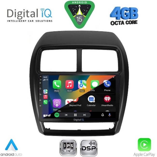 DIGITAL IQ RSG 6431_CPA (9inc) MULTIMEDIA TABLET for MITSUBISHI ASX mod. 2020-2023