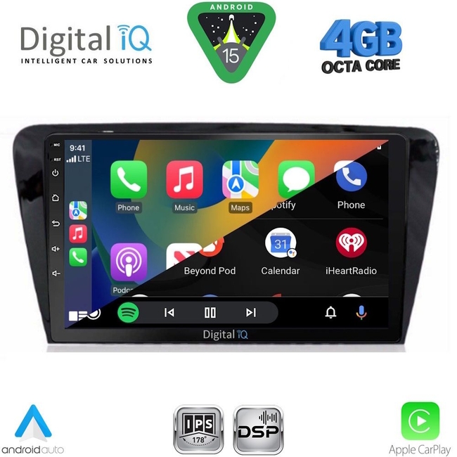 DIGITAL IQ RSG 6597_CPA (10inc) MULTIMEDIA TABLET for SKODA OCTAVIA 7 mod. 2013-2021