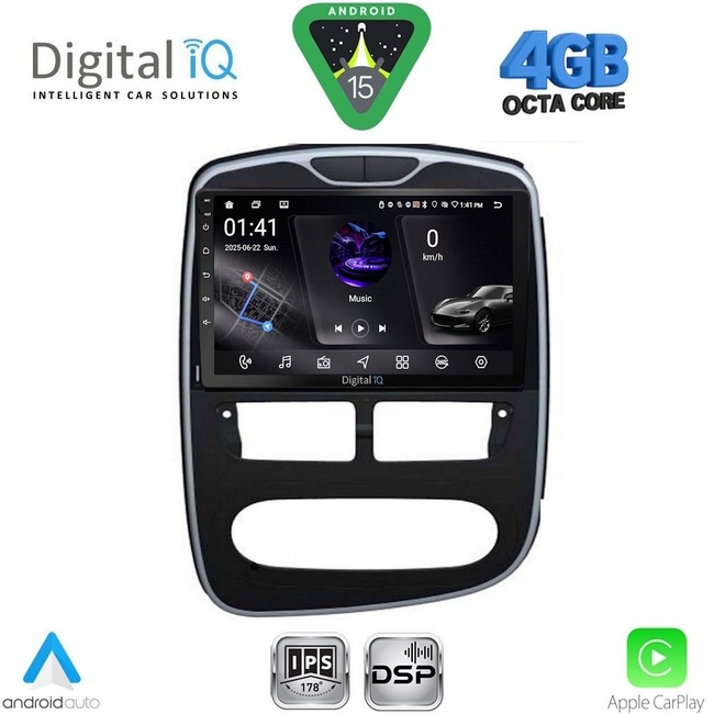 DIGITAL IQ RSG 6544_CPA (10inc) MULTIMEDIA TABLET for RENAULT CLIO mod. 2012-2015