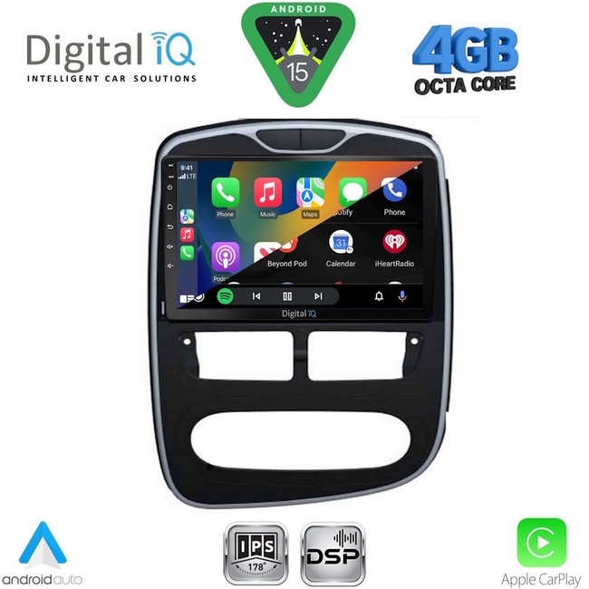 DIGITAL IQ RSG 6544_CPA (10inc) MULTIMEDIA TABLET for RENAULT CLIO mod. 2012-2015
