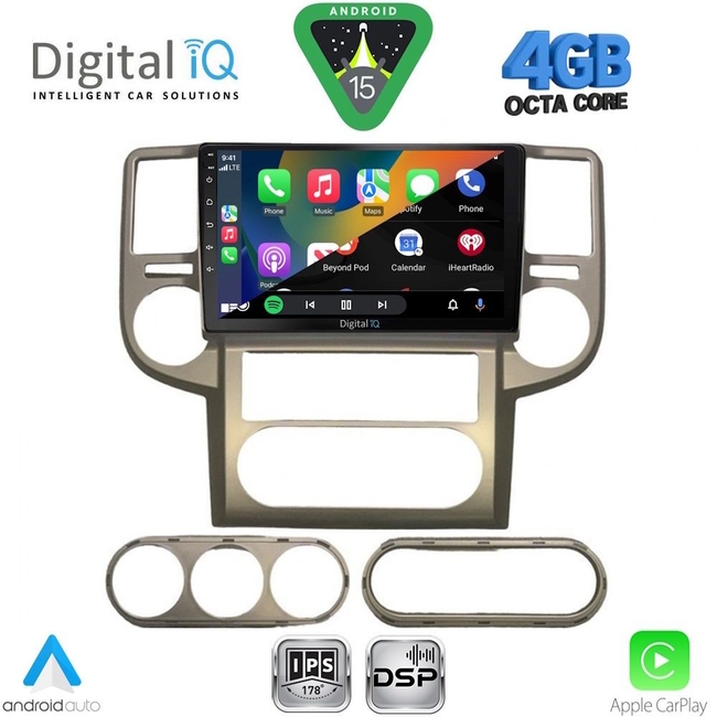 DIGITAL IQ RSG 6475_CPA (10inc) MULTIMEDIA TABLET for NISSAN XTRAIL mod. 2004-2007