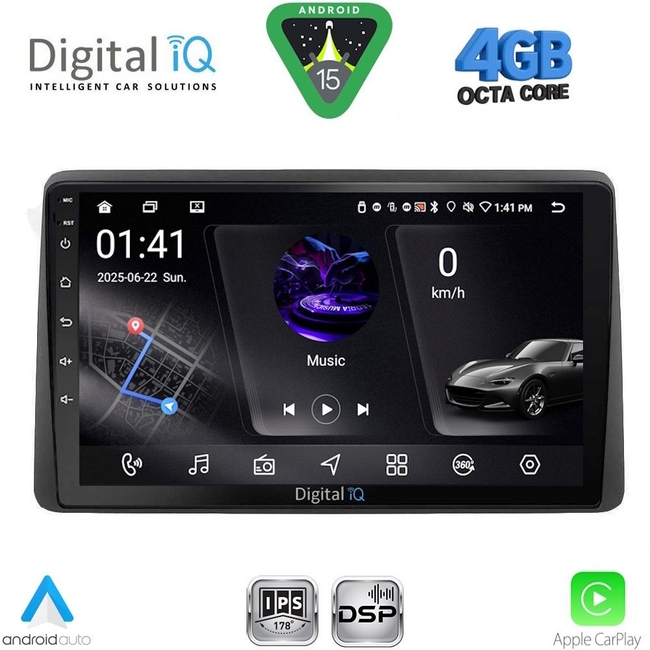 DIGITAL IQ RSG 6450_CPA (10inc) MULTIMEDIA TABLET for NISSAN NAVARA D22 mod. 1998-2004