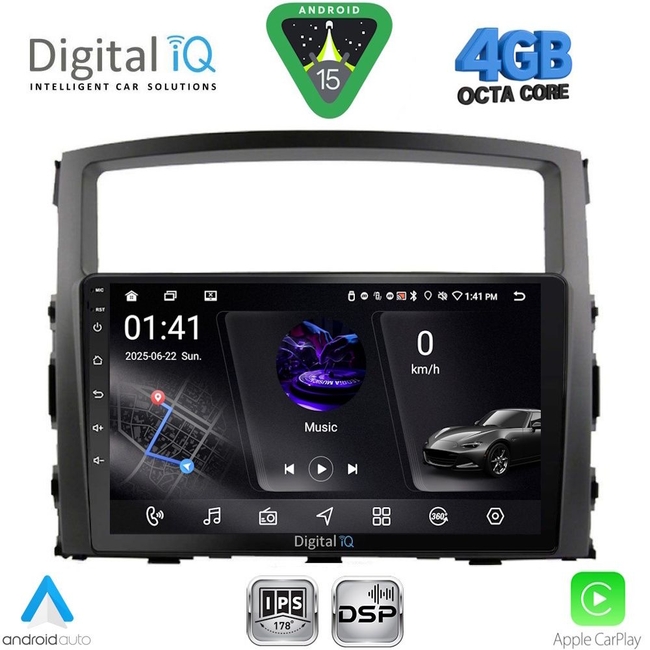 DIGITAL IQ RSG 6446_CPA (9inc) MULTIMEDIA TABLET for MITSUBISHI PAJERO mod. 2006-2013