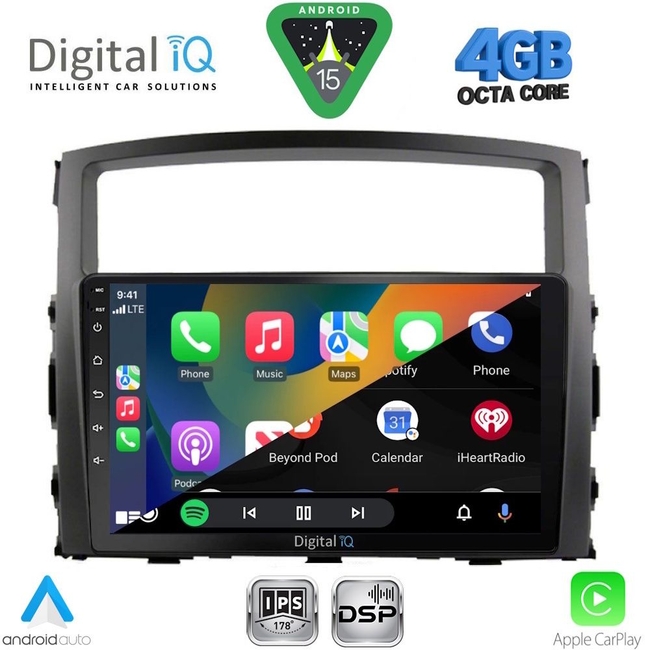 DIGITAL IQ RSG 6446_CPA (9inc) MULTIMEDIA TABLET for MITSUBISHI PAJERO mod. 2006-2013