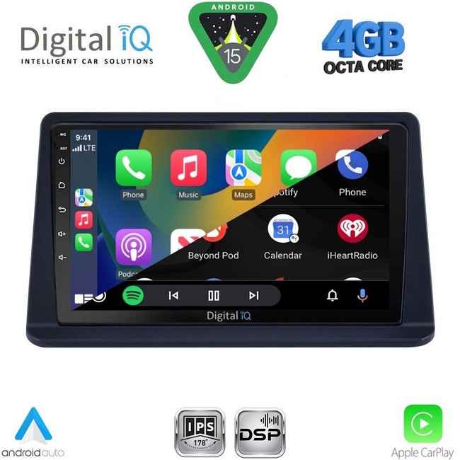 DIGITAL IQ RSG 6445_CPA (9inc) MULTIMEDIA TABLET for MITSUBISHI PAJERO mod. 1999-2006