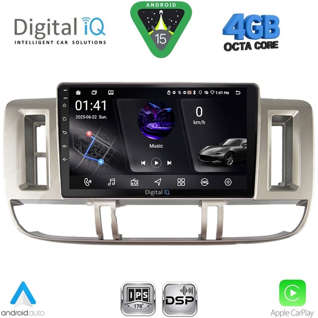 DIGITAL IQ RSG 6474_CPA (9inc) MULTIMEDIA TABLET for NISSAN XTRAIL mod. 2000-2004