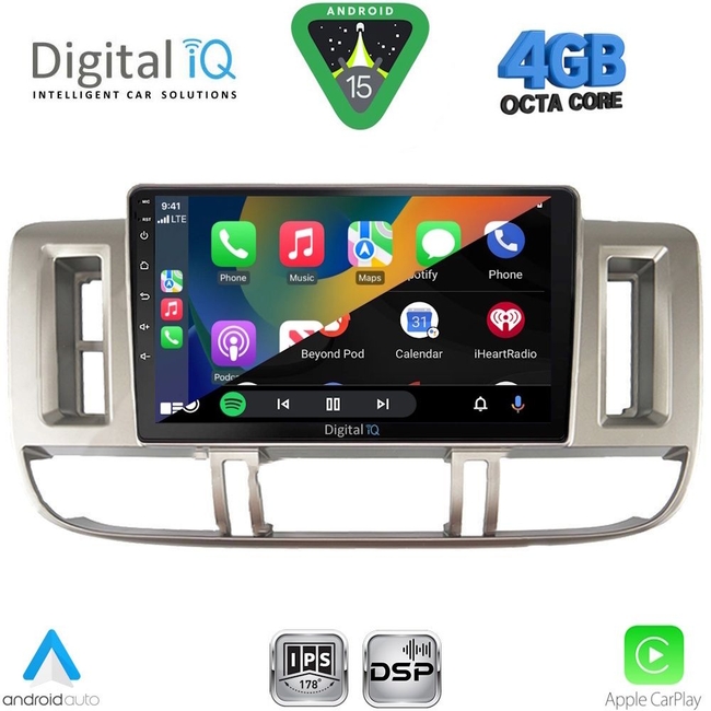 DIGITAL IQ RSG 6474_CPA (9inc) MULTIMEDIA TABLET for NISSAN XTRAIL mod. 2000-2004