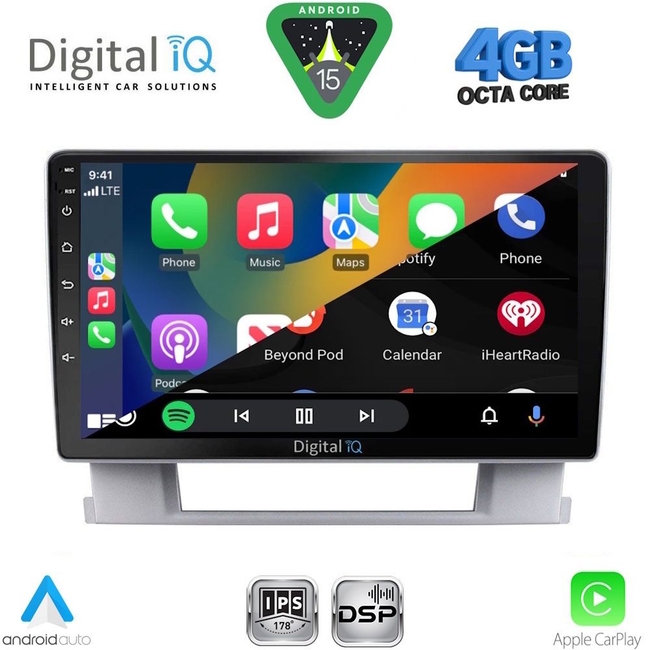 DIGITAL IQ RSG 6482_CPA (9inc) MULTIMEDIA TABLET for OPEL ASTRA J mod.2010-2016