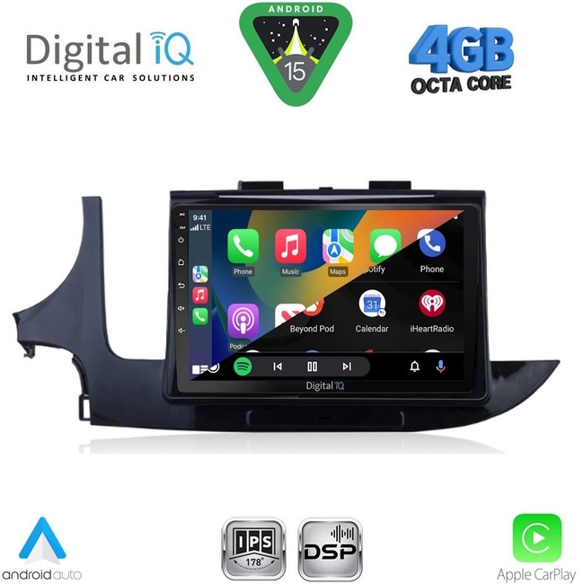 DIGITAL IQ RSG 6497_CPA (9inc) MULTIMEDIA TABLET for OPEL MOKKA mod. 2016-2021