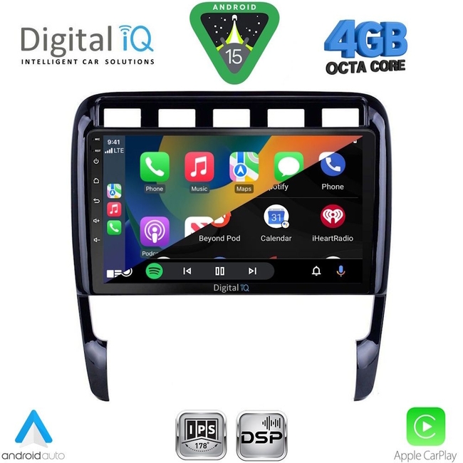 DIGITAL IQ RSG 6535_CPA (9inc) MULTIMEDIA TABLET for PORSCHE CAYENNE mod. 2002-2011