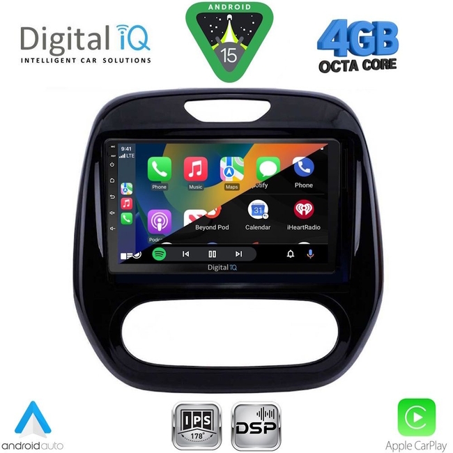 DIGITAL IQ RSG 6542_CPA (9inc) MULTIMEDIA TABLET for RENAULT CAPTUR mod. 2013-2019