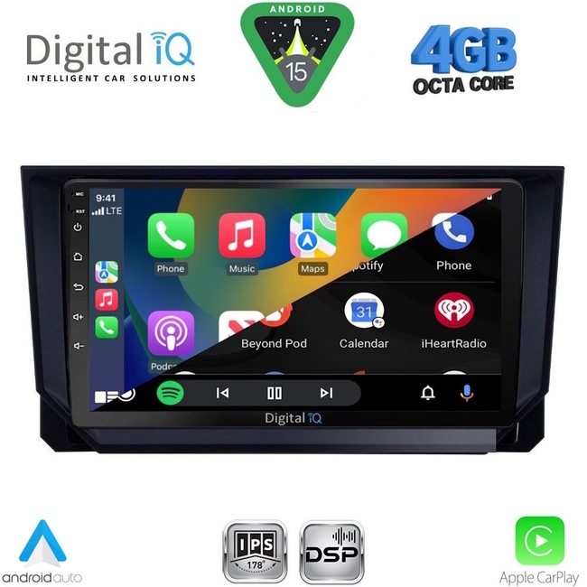 DIGITAL IQ RSG 6573_CPA (9inc) MULTIMEDIA TABLET for SEAT ARONA - IBIZA mod. 2018-2026