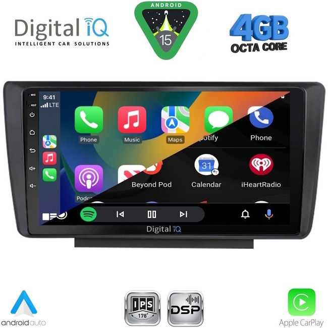 DIGITAL IQ RSG 6594_CPA (9inc) MULTIMEDIA TABLET for SKODA OCTAVIA 5 mod. 2005-2012