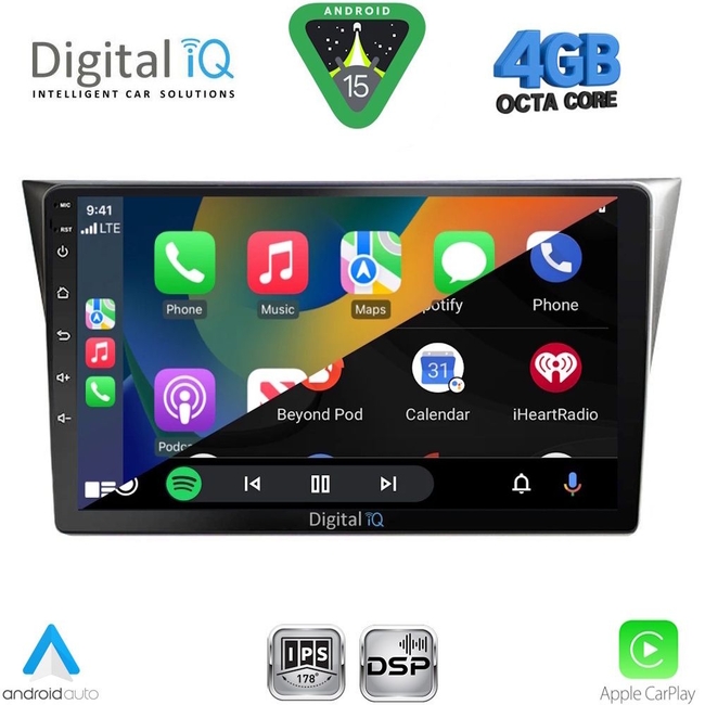 DIGITAL IQ RSG 6659_CPA (9inc) MULTIMEDIA TABLET for SUBARU IMPREZA mod. 2002-2008