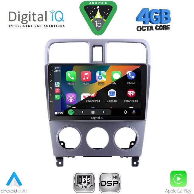 DIGITAL IQ RSG 6661_CPA (9inc) MULTIMEDIA TABLET for SUBARU FORESTER  mod. 2002-2008