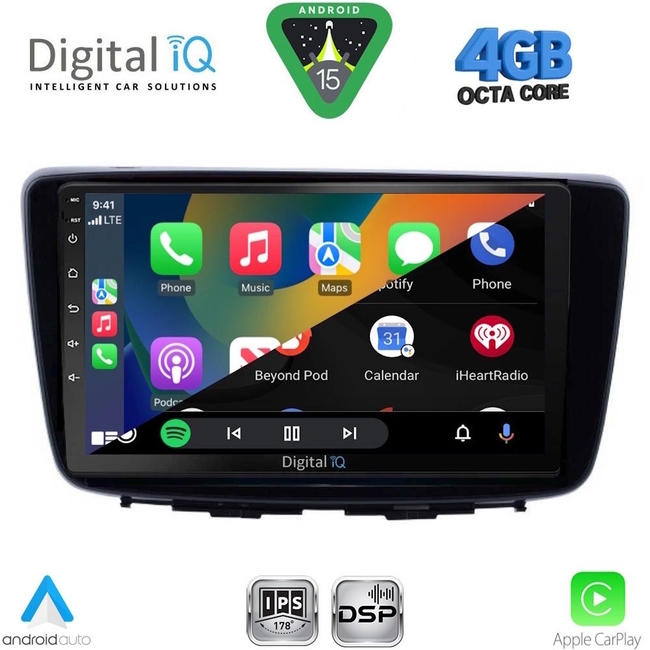 DIGITAL IQ RSG 6672_CPA (9inc) MULTIMEDIA TABLET for SUZUKI BALENO mod. 2016-2022
