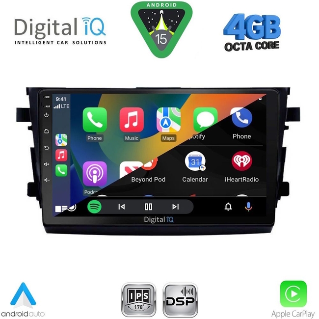 DIGITAL IQ RSG 6674_CPA (9inc) MULTIMEDIA TABLET for SUZUKI CELERIO mod. 2015-2021