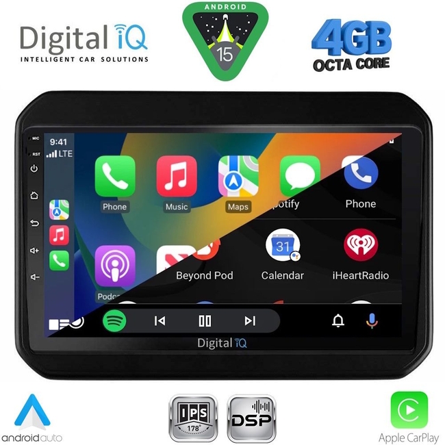 DIGITAL IQ RSG 6676_CPA (9inc) MULTIMEDIA TABLET for SUZUKI IGNIS mod. 2016-2026