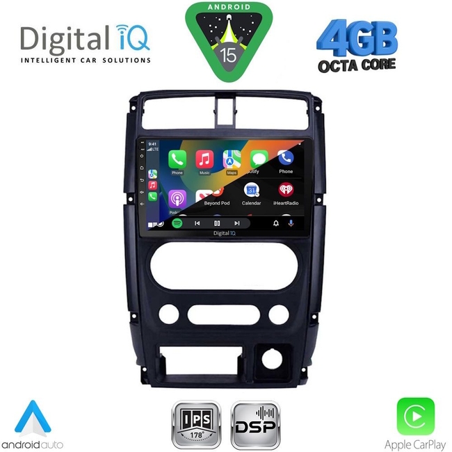 DIGITAL IQ RSG 6678_CPA (9inc) MULTIMEDIA TABLET for SUZUKI JIMNY mod. 2007-2017