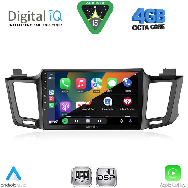 DIGITAL IQ RSG 6733_CPA (10inc) MULTIMEDIA TABLET for TOYOTA RAV 4 mod. 2013-2019