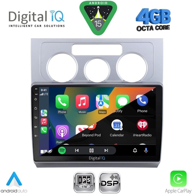 DIGITAL IQ RSG 6767_CPA A/C (10inc) MULTIMEDIA TABLET for VW TOURAN mod. 2003-2010