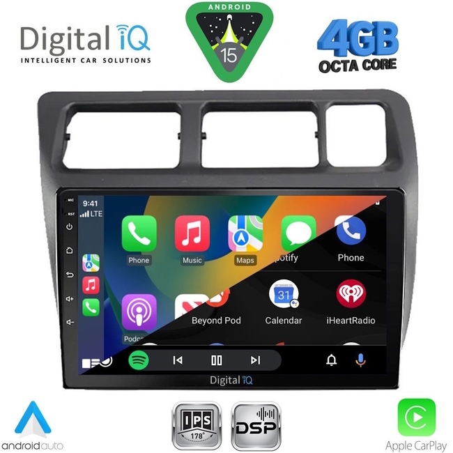 DIGITAL IQ RSG 6710_CPA (9inc) MULTIMEDIA TABLET for TOYOTA COROLLA mod. 1992-1997