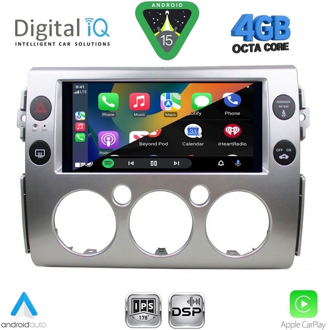 DIGITAL IQ RSG 6717_CPA (9inc) MULTIMEDIA TABLET for TOYOTA FJ CRUISER mod. 2007-2013