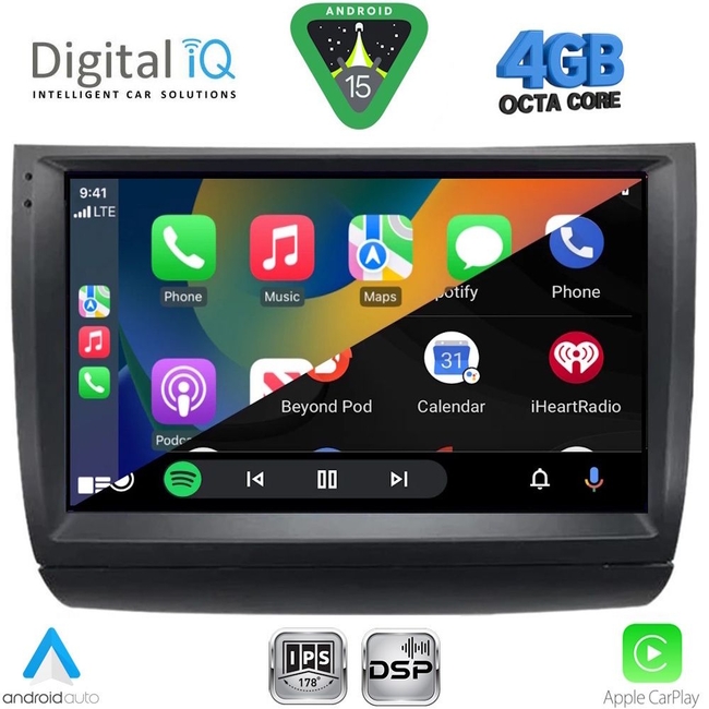 DIGITAL IQ RSG 6728_CPA (9inc) MULTIMEDIA TABLET for TOYOTA PRIUS mod. 2003-2009