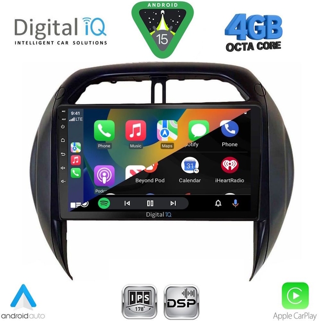 DIGITAL IQ RSG 6730_CPA CLIMA (9inc) MULTIMEDIA TABLET for TOYOTA RAV 4 mod. 2000-2006