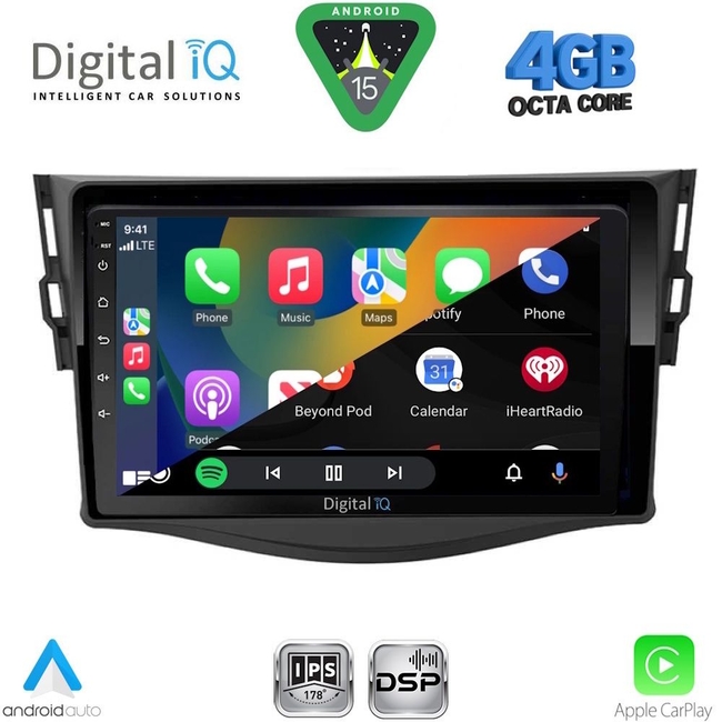 DIGITAL IQ RSG 6731_CPA (9inc) MULTIMEDIA TABLET for TOYOTA RAV 4 mod. 2006-2012