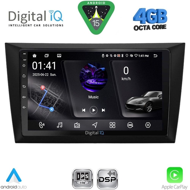 DIGITAL IQ RSG 6746_CPA  (9inc) MULTIMEDIA TABLET for GOLF 6 mod. 2009-2012