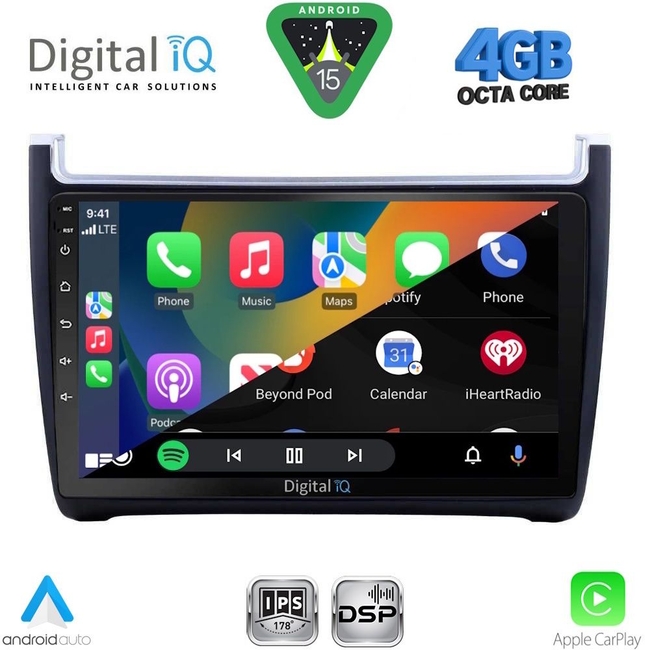 DIGITAL IQ RSG 6757_CPA (9inc) MULTIMEDIA TABLET for VW POLO mod. 2014-2017