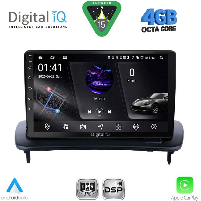 DIGITAL IQ RSG 6783_CPA (9inc) MULTIMEDIA TABLET for VOLVO C30 - S40 mod. 2005-2013