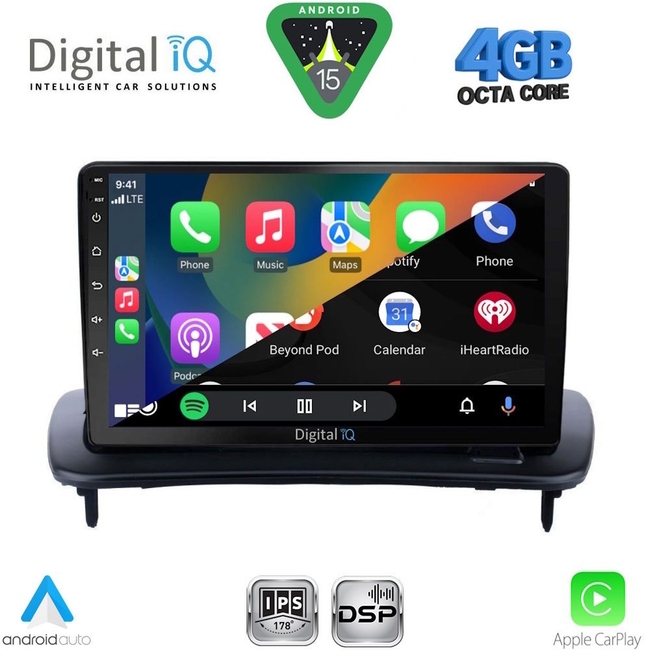 DIGITAL IQ RSG 6783_CPA (9inc) MULTIMEDIA TABLET for VOLVO C30 - S40 mod. 2005-2013