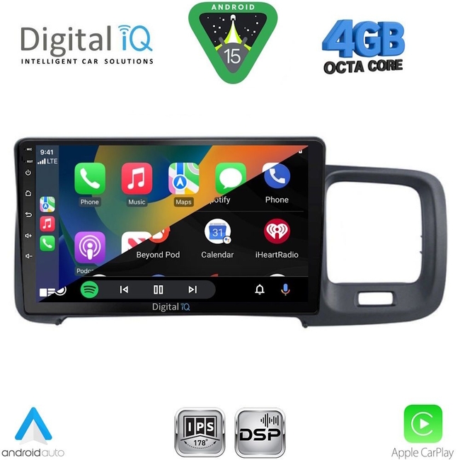 DIGITAL IQ RSG 6785_CPA (9inc) MULTIMEDIA TABLET for VOLVO S60 mod. 2010-2018