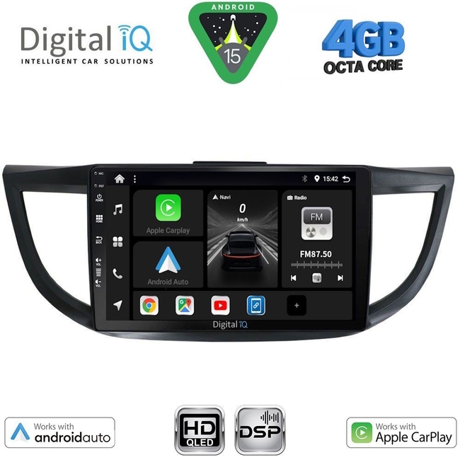 DIGITAL IQ BXF 17198_CPAA (10inc) MULTIMEDIA TABLET for HONDA CRV mod. 2013-2017