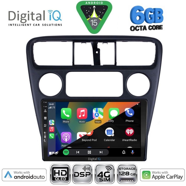 DIGITAL IQ BXF 17181_CPAA (9inc) MULTIMEDIA TABLET for HONDA ACCORD COUPE mod. 1998-2004