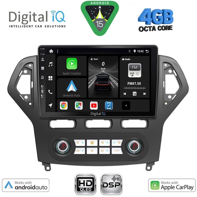 DIGITAL IQ BXF 17162_CPAA CLIMA (10inc) MULTIMEDIA TABLET for FORD MONDEO mod. 2007-2011