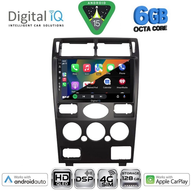 DIGITAL IQ BXF 17161B_CPAA (9inc) MULTIMEDIA TABLET for FORD MONDEO mod. 2003-2006